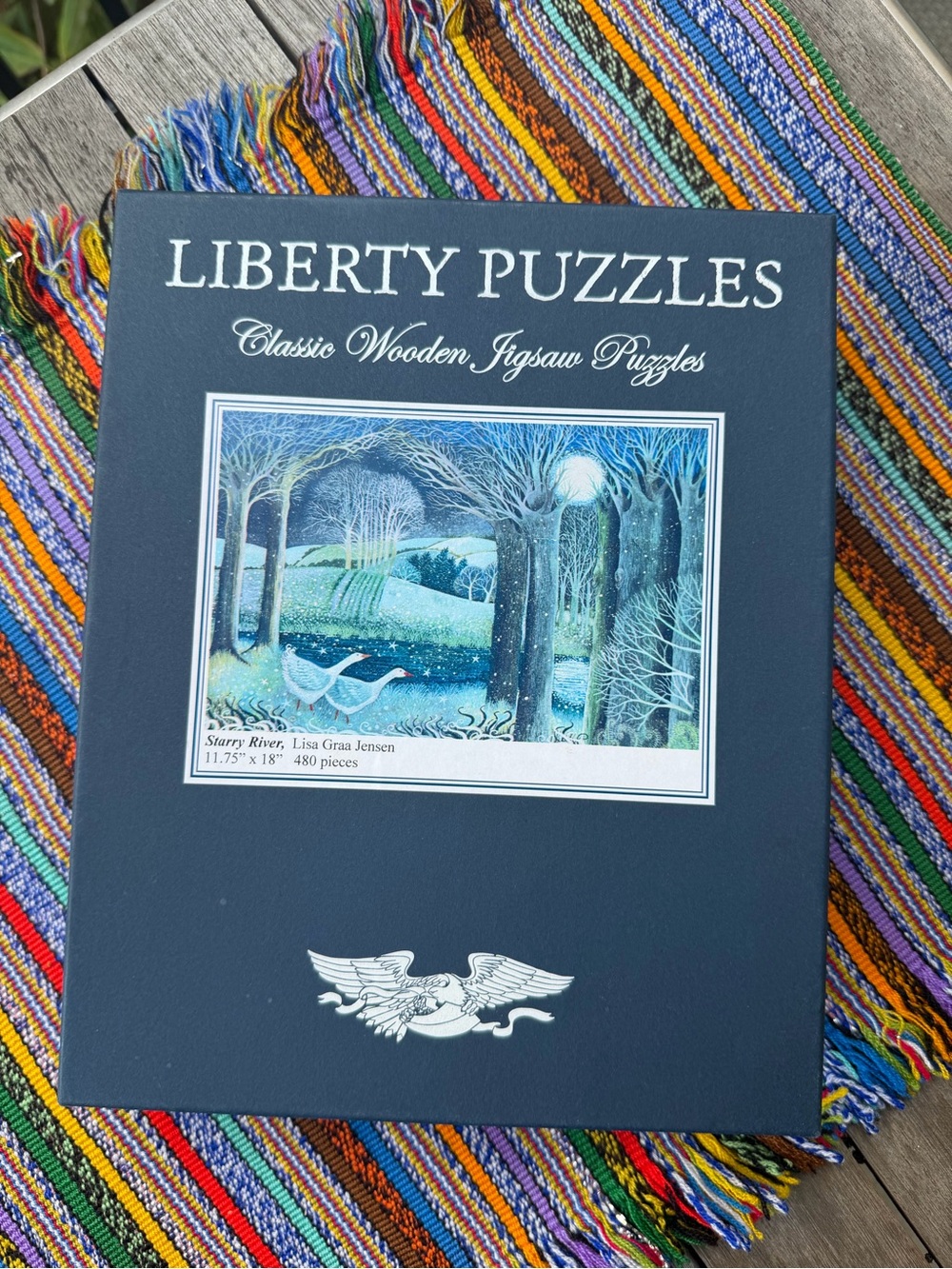 Liberty Classic Wooden Jigsaw Puzzle - Starry River 480 pieces. New.